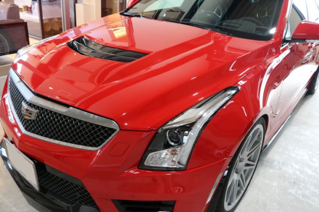 キャデラック・ATSにセラミックコーティングを施工