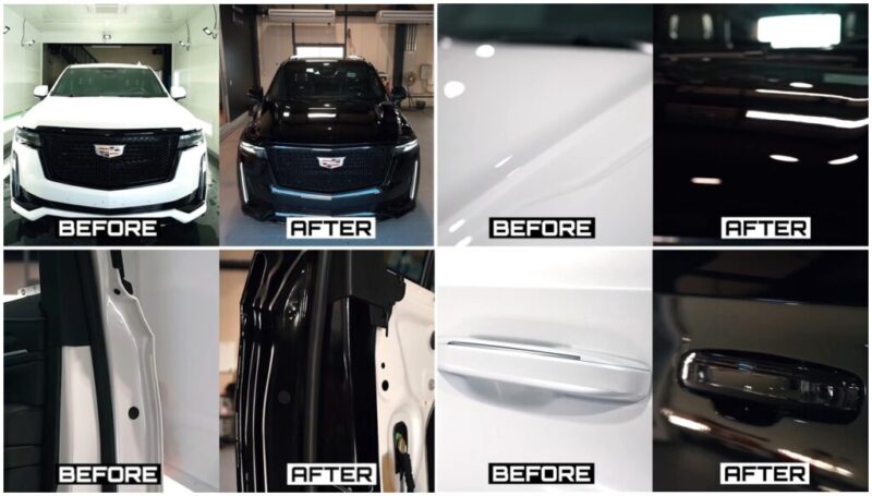 キャデラックエスカレード　カラープロテクションフィルム