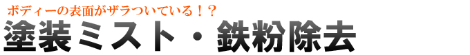塗装ミスト除去