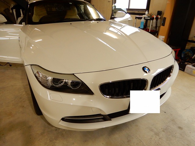 BMW フロントドアデットニング、スピーカー交換