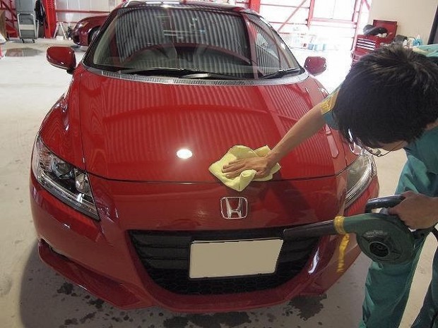 CR-ZのTTクリアーメンテナンスを施工しました。
