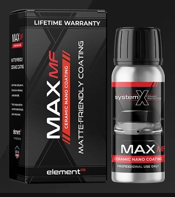 マット塗装専用コーティング　SystemX Max MF（マットフレンドリー）