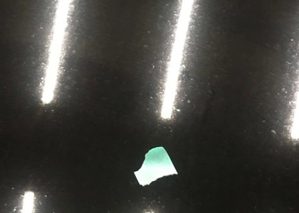 イオンデポジットと花粉の見分け方