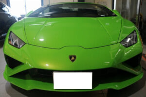 ランボルギーニウラカンにセラミックコーティング施工完了