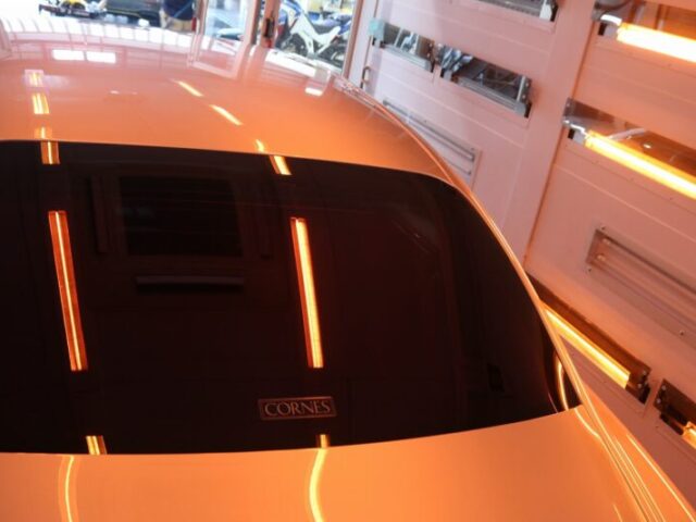 ベントレー セラミックプロ9H1層コーティング画像 遠赤ブース2