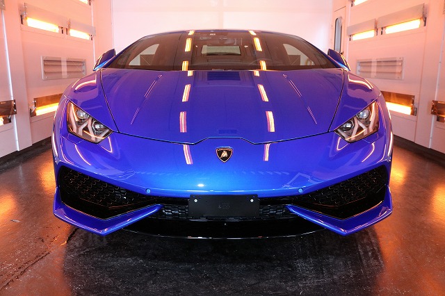 ランボルギーニウラカン シルトグラッテ ４層ミドル仕上げ 赤外線ブース