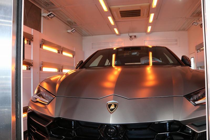 埼玉県 カーコーティング ランボルギーニウルス セラミックコーティング 赤外線