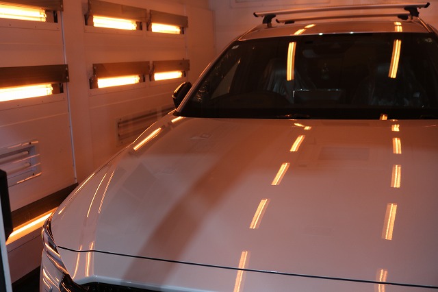 マツダⅭX-8にカーコーティング施工 遠赤ブース