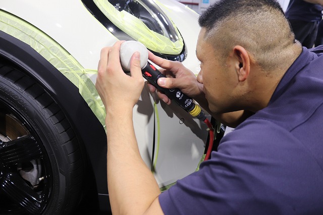 MINIクーパー カーコーティング施工 下地