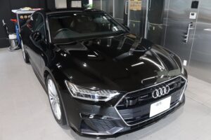 アウディA7にカーコーティング施工完了3