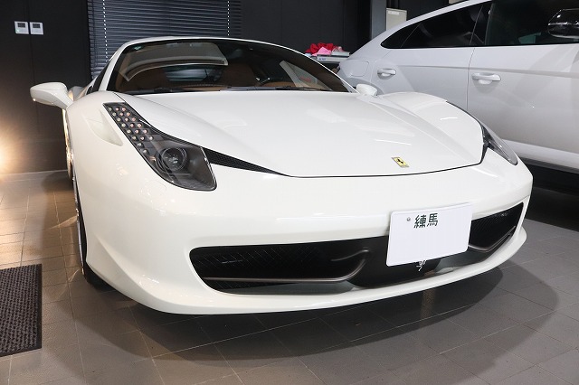フェラーリ458にカーコーティング施工 完了