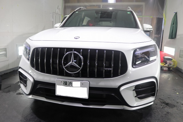 メルセデスベンツGLB プロテクションフィルム 施工 完了