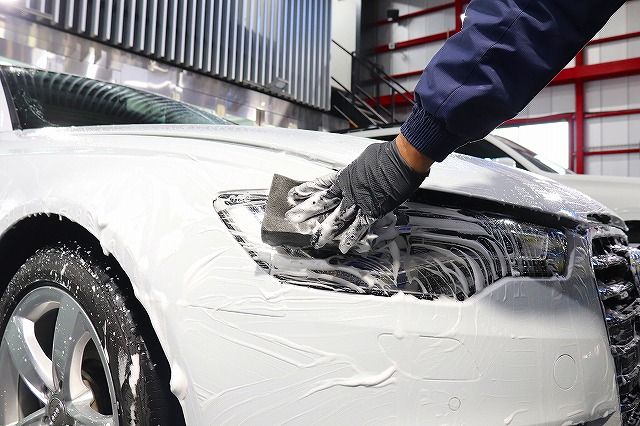 手洗い洗車の手順
