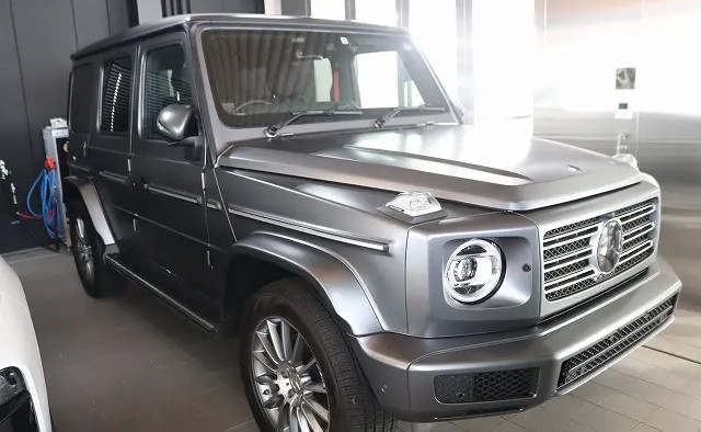 千葉県｜プロテクションフィルムの施工事例：メルセデスベンツG350にXPELプロテクションフィルムを施工