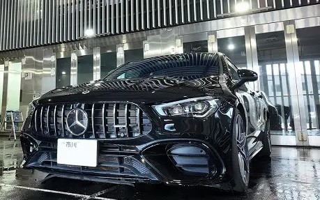 千葉県｜プロテクションフィルムの施工事例：メルセデスベンツAMG・CLA45SにXPELプロテクションフィルムを施工