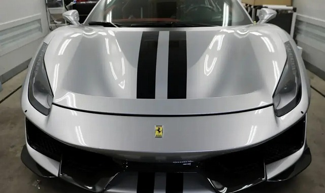 フェラーリ 488ピスタにXPELプロテクションフィルムを施工