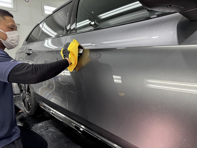 フォルクスワーゲンパサート 施工中