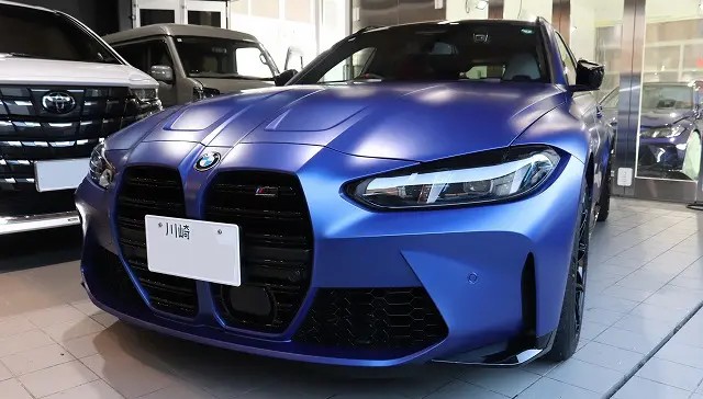 BMWのプロテクションフィルム施工事例：M3ツーリングにXPELフィルムを施工