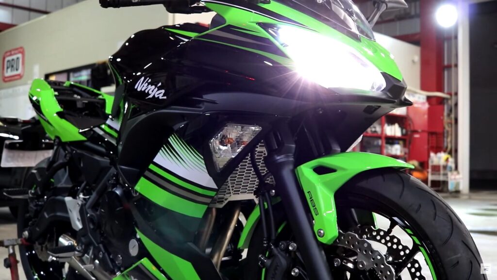 バイクコーティングのDIY施工