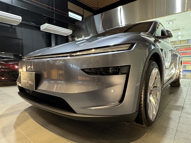 テスラモデルY ジュニパーにカーコーティング 施工完了