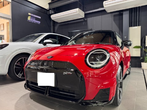 MINI ジョンクーパーワークスＥのカーコーティング施工事例