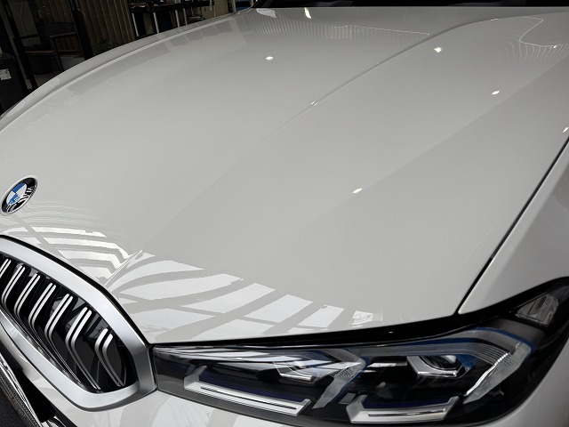 BMW320iにカーコーティング施工完了
