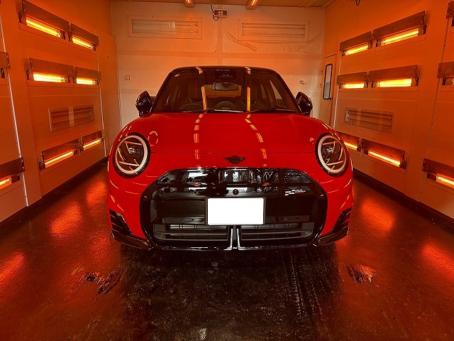 MINI ジョンクーパーワークスE　カーコーティング　乾燥