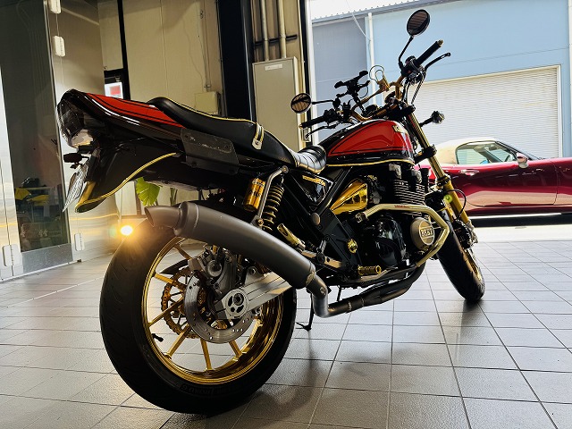 ゼファーX　バイクコーティング施工後　足立区