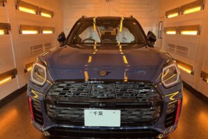 MINIカントリーマンにカーコーティングの施工。千葉県茂原市よりお越しのお車に【SystemX Max】