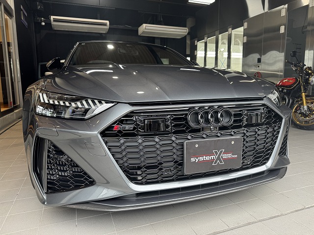 アウディRS7 セラミックコーティング施工後 茅ヶ崎