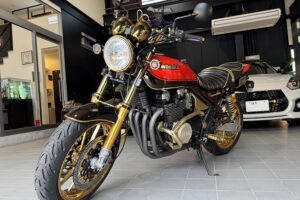 ゼファーX　バイクコーティング施工後　東京