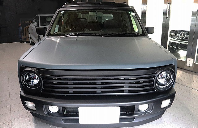 日産ラシーンにセラミックコーティングを施工