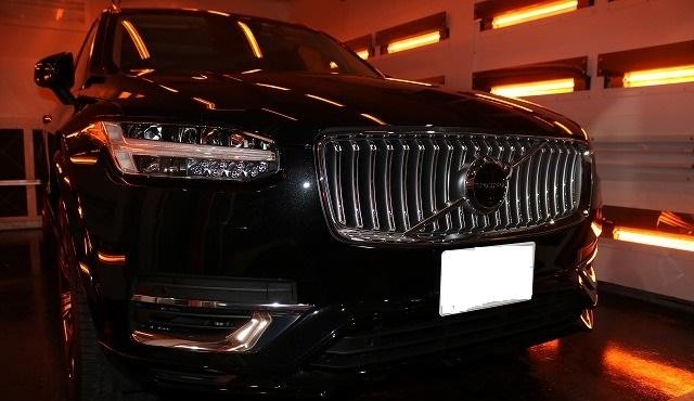 ボルボ・XC90にガラスコーティングを施工