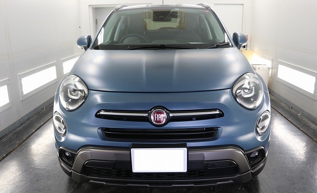 フィアット500X Indigoにセラミックコーティングを施工