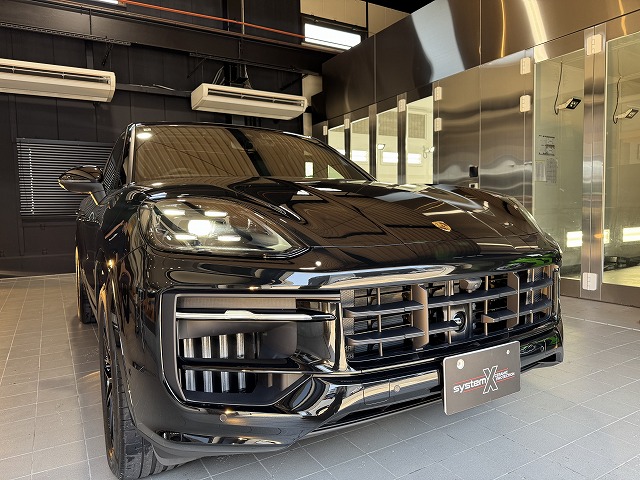 ポルシェ カイエン カーコーティング施工完了