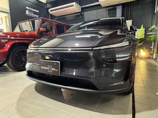 テスラモデルY　セラミックコーティング施工後　埼玉県