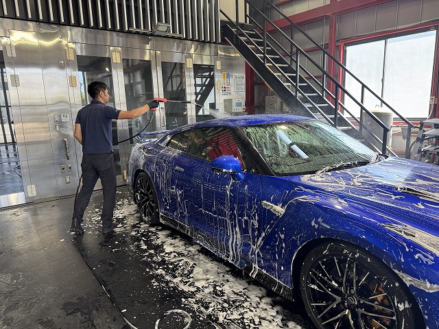 日産 GTR　洗車　千葉