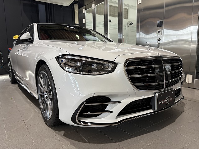 メルセデスベンツ S500　セラミックコーティング施工後　中央区