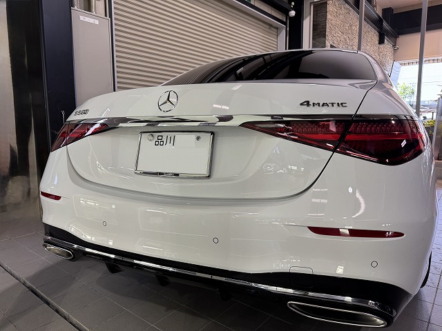 メルセデスベンツ S500　セラミックコーティング施工後　中央区