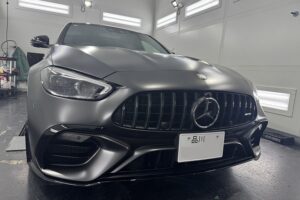 メルセデスベンツC63SAMG　プロテクションフィルム施工後完成　東京都