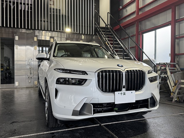 BMW X7 セラミックコーティング施工後　千葉