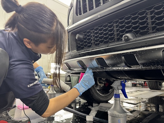 ベンツ　G63　ステルスプロテクションフィルム施工中　千葉