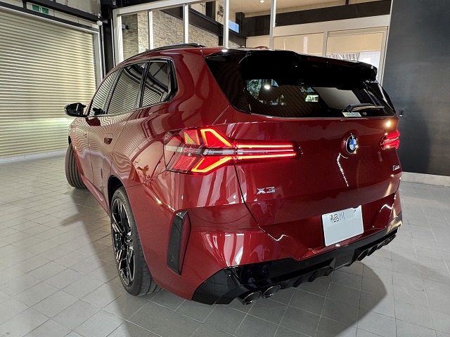 BMWX3　セラミックコーティング施工後　リア　港区