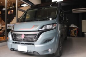 キャンピングカー　フィアットデュカト カーフィルム仕上がり