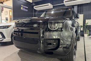 ランドローバー　ディフェンダー110　プロテクションフィルム施工後　水戸