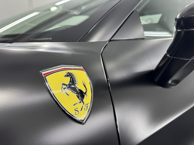 フェラーリ296GTS　プロテクションフィルム施工後　マットカラー　習志野