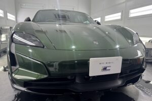 ポルシェ タイカン クロスツーリスモ　内装コーティングフルパッケージ施工後　完成写真　新宿