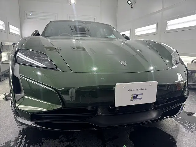 東京都新宿区よりポルシェ タイカン クロスツーリスモにコーティング