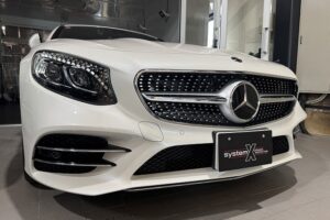 メルセデスベンツS560カブリオレ　セラミックコーティング施工後　完成写真　浦安市