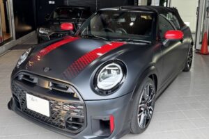 MINIジョンクーパーワークス コンバーチブルに、XPELステルスプロテクションフィルム施工が完了